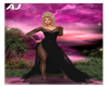 AJ Black Gown