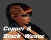 Copper & Black Weave