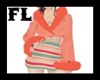{FL}Orange Fur Top