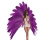 Purple Carnival Feathers