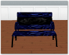 Velvet Blue/Black Chair