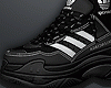 Black Socks Sneakers/F
