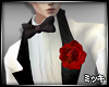 ! Red Rose on Suit