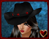 Te Cowgirl Hat BLK 1