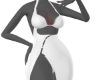 {W} white dress kp