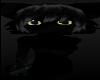 Black FURRY Cats Halloween Costumes Green EYES Funny Cute Sweet