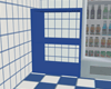 blue shelf
