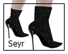 Glitter Black Shoes