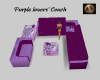 Purple lovers' couch