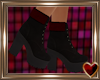 Te BlackRed Ankle Boot