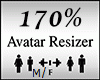 Avatar Scaler 170% M/F
