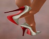 Silver / Red Heel