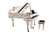 kids drawing piano