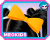 Kids Bow Orange