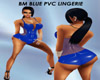 BM Blue PVC Lingerie