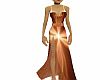 Copper Satin Dress