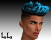 Black Neon Blue Hair M2