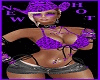 HOT LEOPARD PURPLE SET