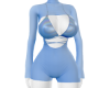 R | Y2K Blue Bodysuit