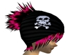 Skull Beanie Pink Hair