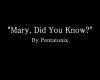 Penatonix-MaryDidYouKnow