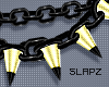 !!S Spike Choker Yellow