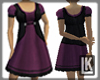 Violet Dress with Vest
