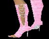 Pink n hearts high heels
