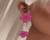 Pink Rose Jewelry Set