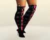 Hot Black & Pink Boots