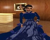 MP~BLUE ROSE LACE GOWN