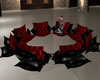 Black/Red Pillows
