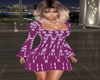 TA Purple Design  Dress
