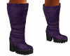 Dark Purple Tall Boots