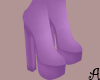 A| Boots Socks Purple