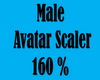 Male Avatar Scaler 160%