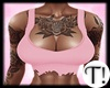 T! Lisa Pink Top/Tattoo