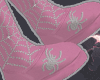 Pink Spider Boots
