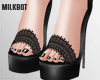 Lily Black Heels