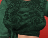 [P]green skull shirt