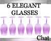 c]6 Elegant glasses Pur.
