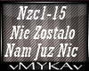 NIE ZOSTALO NAM JUZ NIC