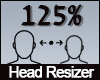 125% Head Scaler