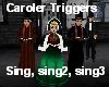 3 Ani. Singing Carolers 