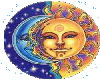sun & moon sticker