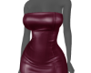Leather Dress Plum♛