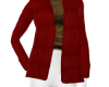 red winter jacket