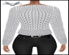 Cable Knit Sweater Gray