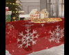 A RED CHRISTMAS TABLE