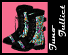 Juno Flower Army Boots
